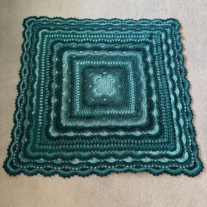 Handmade crochet afghan
